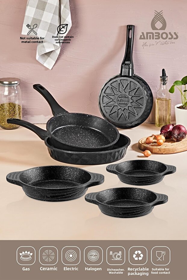 Onix and Odin 6-Piece Pan and Sauce Set - 1