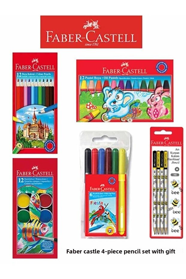 Student Painting Set of 4