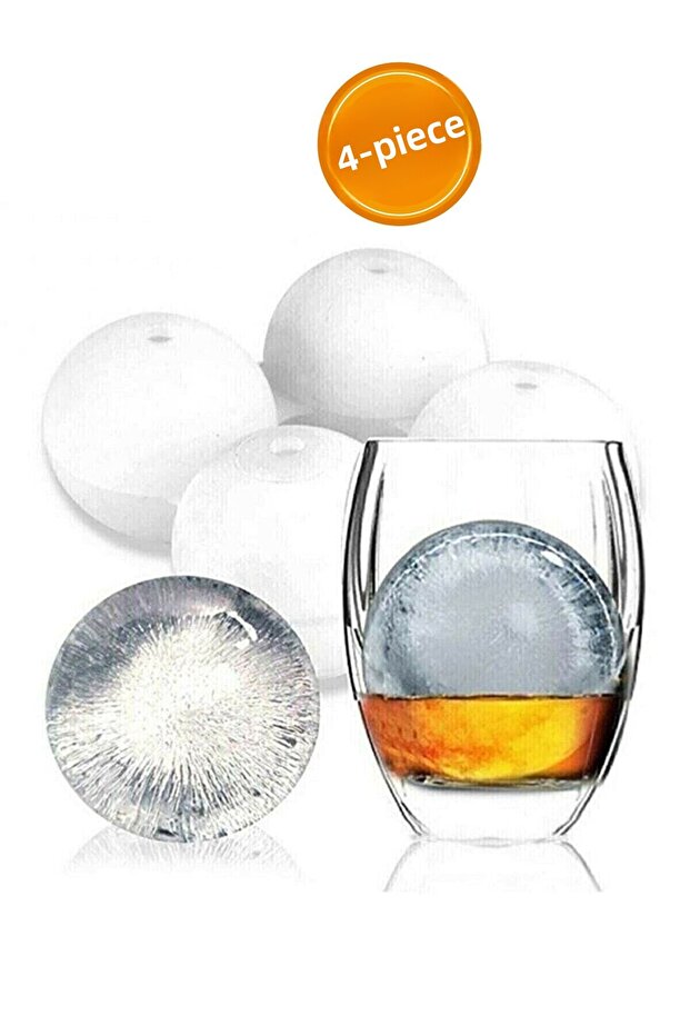 4-Piece Sphere Ice Mold Magic Ice Mold