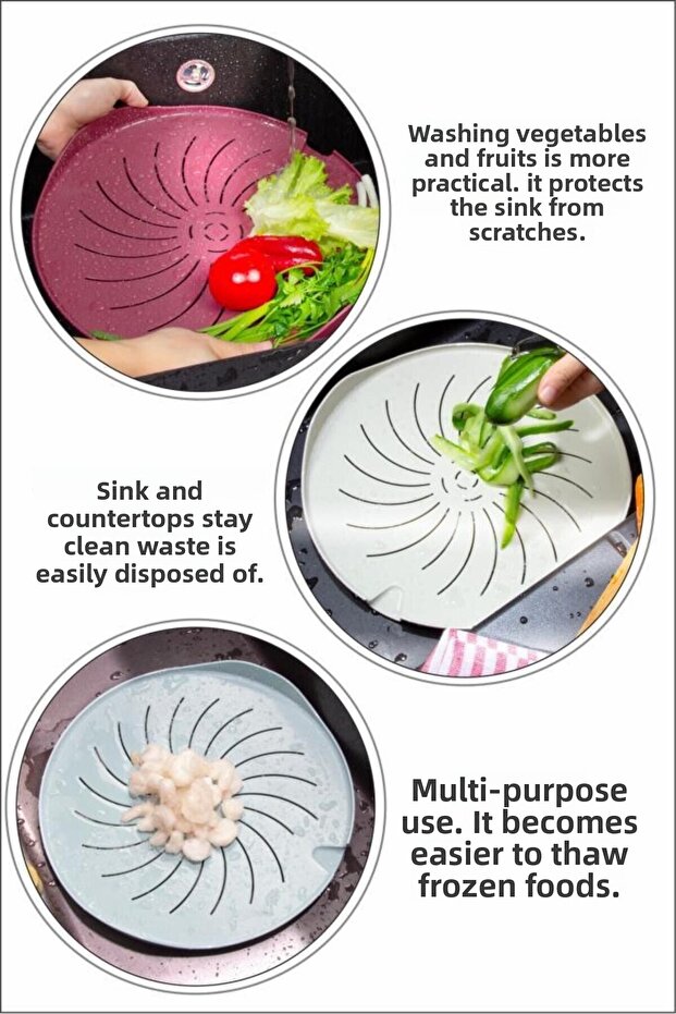 مصفاة الخضار والفواكه البرتقالية العملية - 2