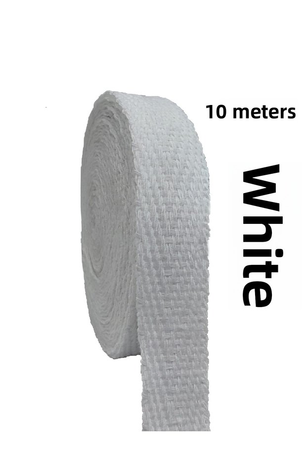 10 Meters Length 1 Centimeter Width Herringbone Extrafor Narrow Webbing Strip