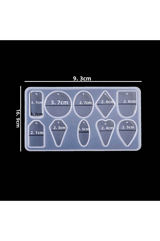 Epoxy Multiple Pendant Silicone Mold - 6
