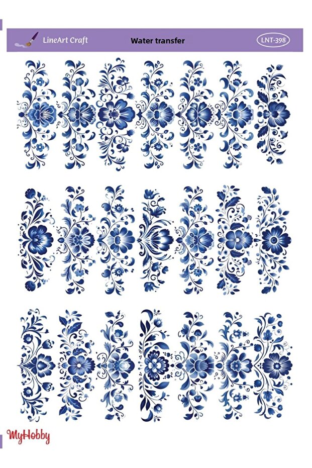Water Transfer Paper Lnt-398 in 25X35 cm Sizes