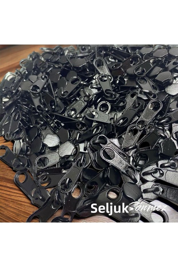 Black Zipper Head 20 Pieces