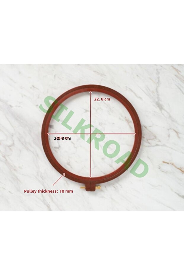 No:2 Screw Plastic Pulley - Embroidery Pulley - 228mm - 10mm