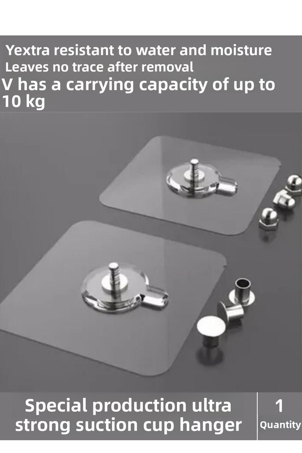 Special Production High Quality Extra Durable to Water Moisture Disassembled Ultra Strong Suction Cup Hanger 1 Pcs