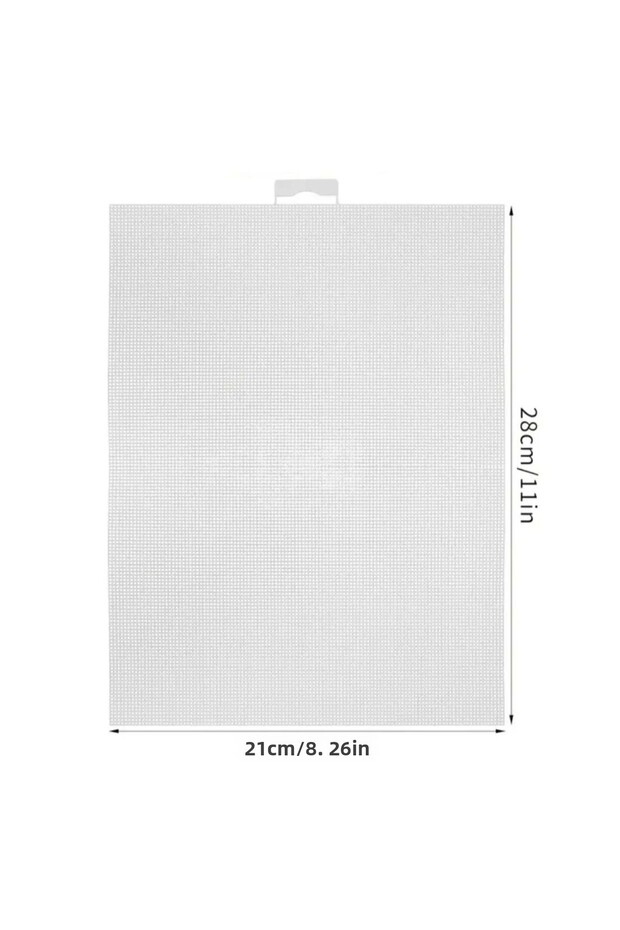 Plastic Canvas Sheet Thin Eye White, Processing, Ornament, Keychain Etc. Making