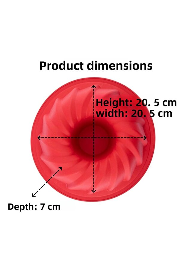 Silicone Twist Patterned Cake Mold - 5