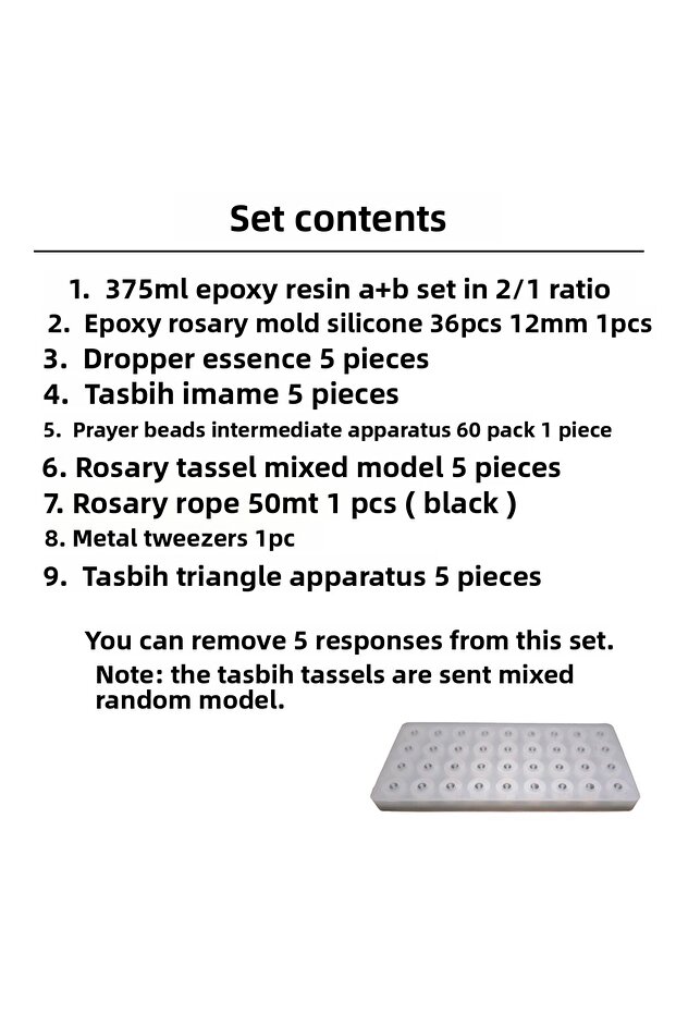 Epoxy Rosary Mold Set 12mm - 2