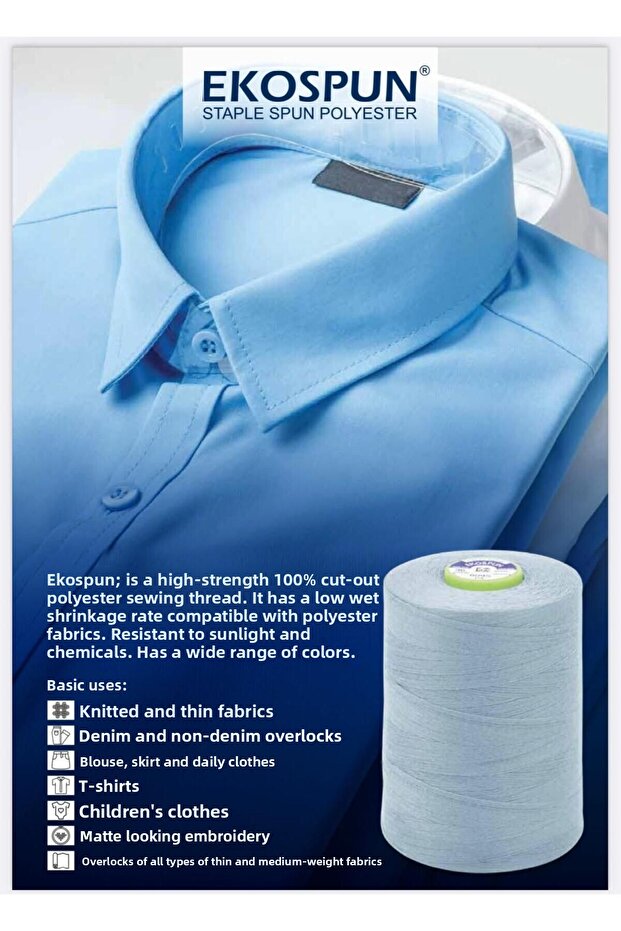 Sewing Thread 120 No 5000m Polyester - 5