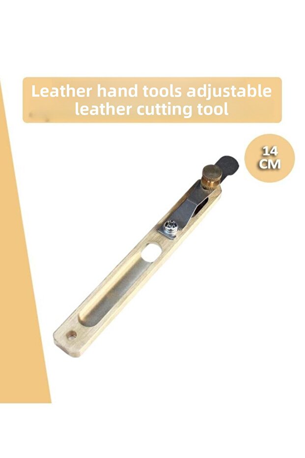Adjustable Leather Cutting Tool 14 CM - 1