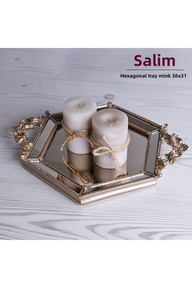 صينية مرآة مينك سداسية - 2