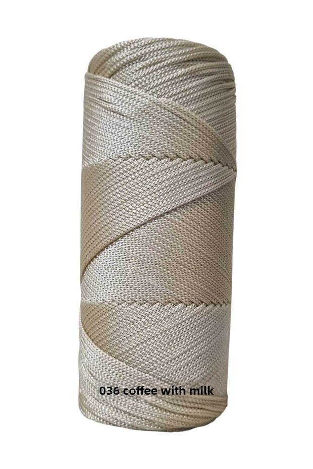 Polyester Macrame Thread 200gr Macrame Thread Bag Thread Runner Thread Knitting Thread No4 - 1.4mm Macrame Thread - 2