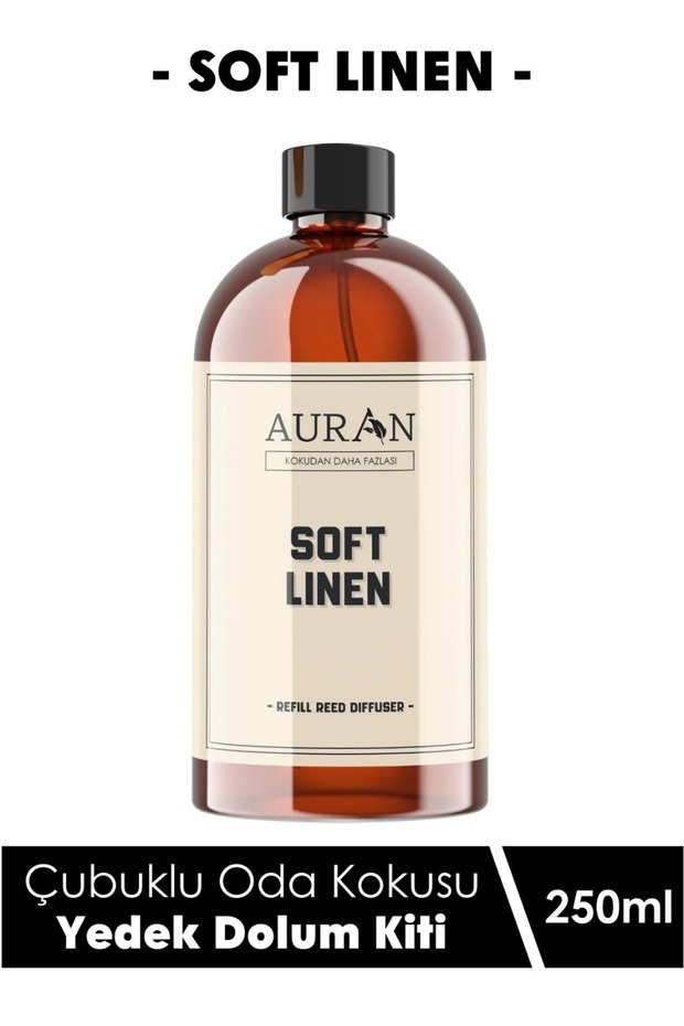 Soft Linen Çubuklu Oda ve Ortam Kokusu Yedek Dolum Kiti Yedek Şişe Soft Linen Refill 250ml - 1