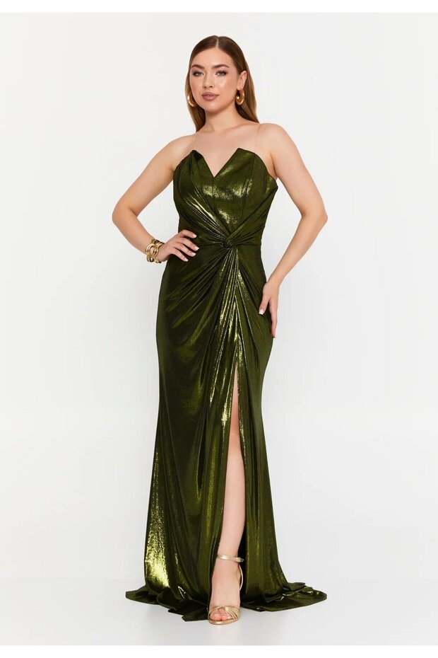 6119SIM SİMLİ ELBİSE - 1