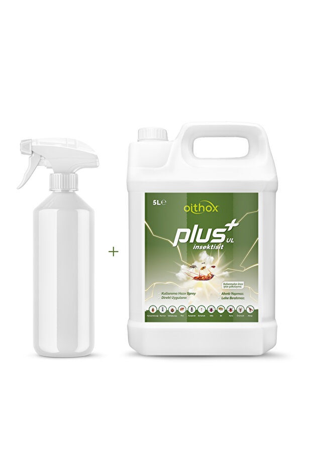Plus Ul 5 Lt HamamBöceği,Kokarca Böceği,Kene,Sivrisinek,Karasinek,Gümüş Böceği,Bit Pire,Haşere Ilacı - 3