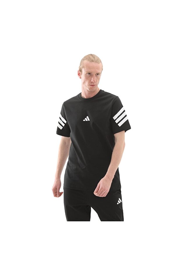 JD4877-E M Fı 3S Reg T Erkek T-Shirt Siyah - 4