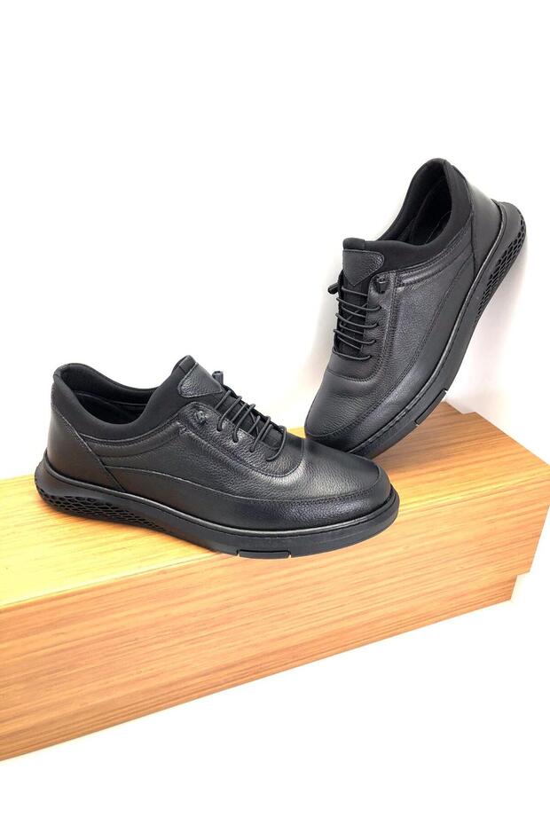 Birkan Leather Orthopedic Winter Men's Shoes