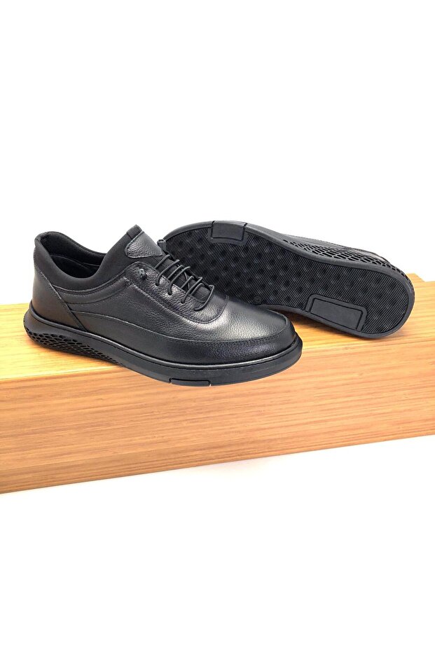 Birkan Genuine Leather Orthopedic Winter Men's Shoes