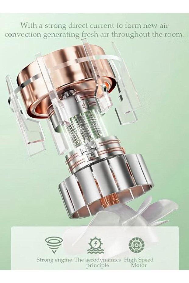 مروحة تدوير الهواء مع الضوء - 6
