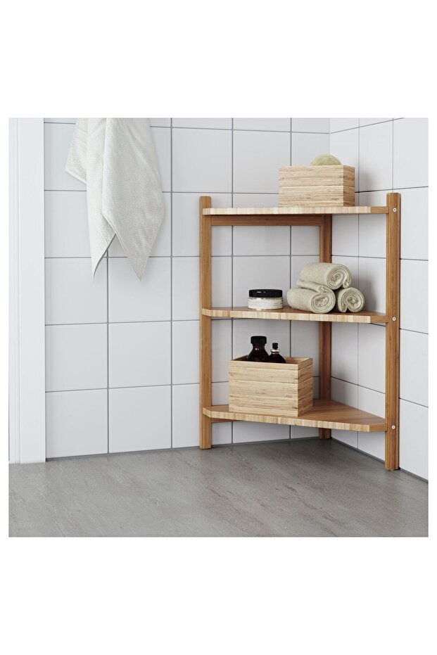 raf ünitesi, bambu, 34x60 cm - 8