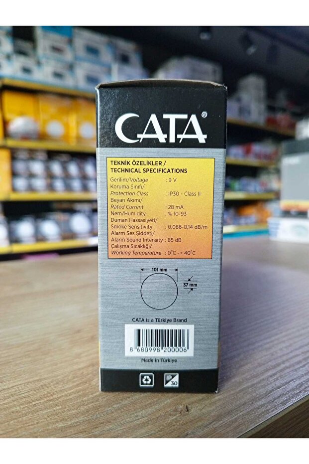 CT-9451 Pilli Duman Dedektörü ( Pil Hariçtir ) - 2