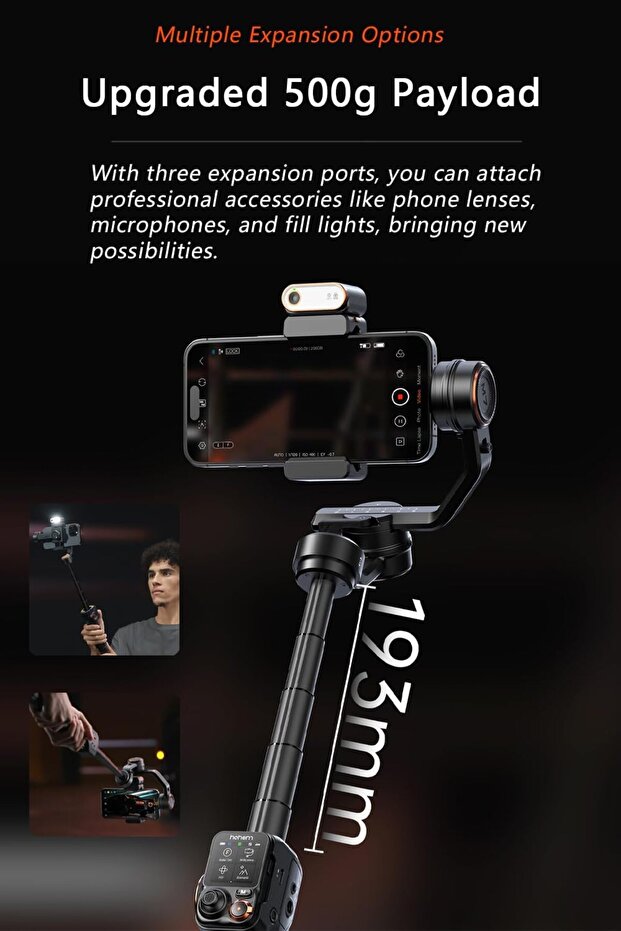 Hohem isteady M7 AI Tracking Smartphone Gimbal Stabilizer - 5
