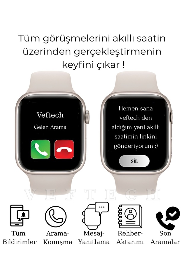 Smart Watch10 Pro+ Akıllı Saat+ChatGPT +Temassız Ödeme +Mesaj Yanıtlama+IOS&Android Uyumlu - 2