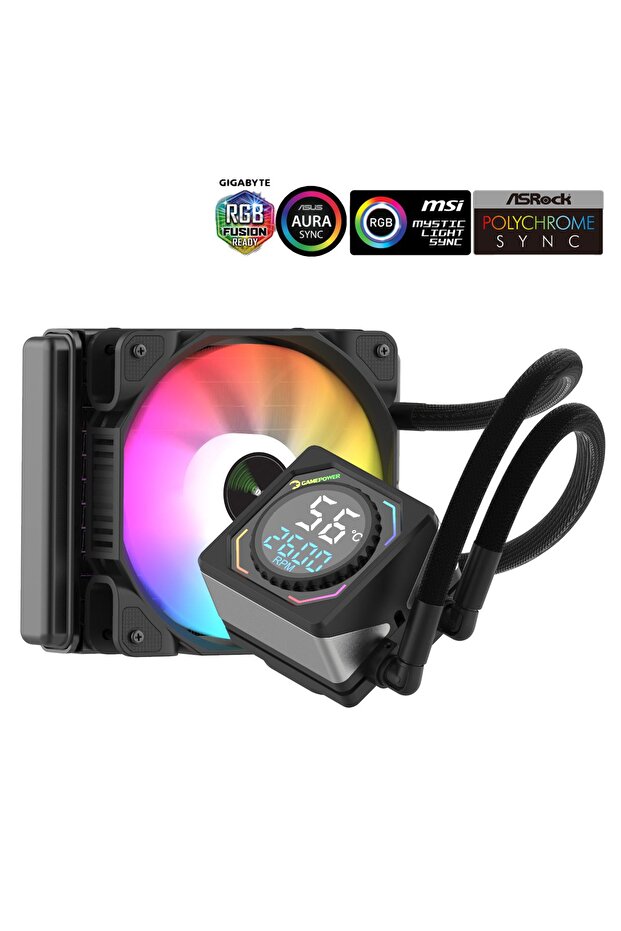 Skadi Square 120 ARGB 120mm Cpu Sıvı Soğutma - 1