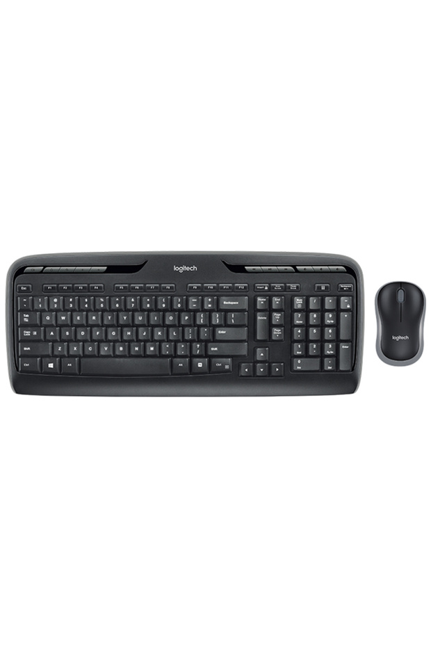 920-003988 MK330 Multimedya Q TR USB Siyah Kablosuz Klavye Mouse Set - 1
