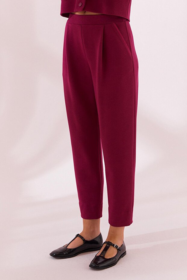 12231 PANTOLON VİŞNE - 3
