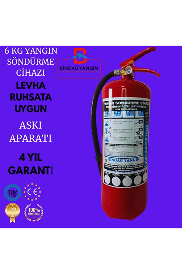 6 Kg Yangın Tüpü