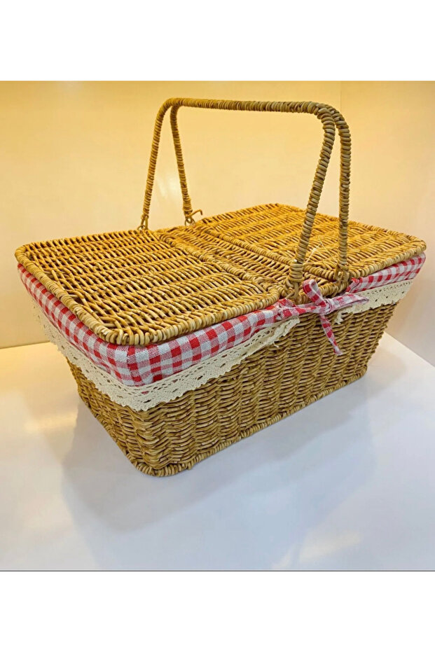 Hasır Piknik Sepeti - 3