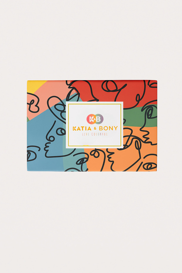 جوارب مكونة من 3 قطع بنمط وجه - 3