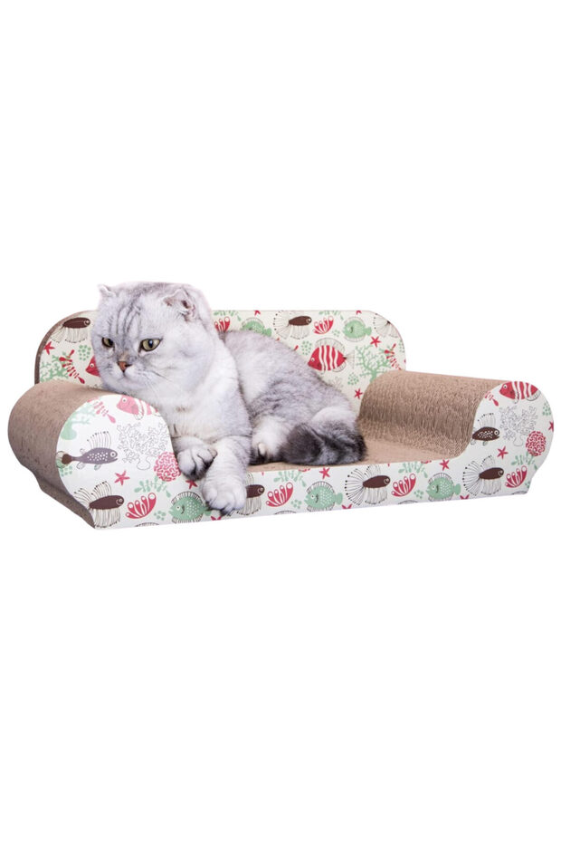 Cat Play Set, Cat Scratching Post, Sofa Shape - 1