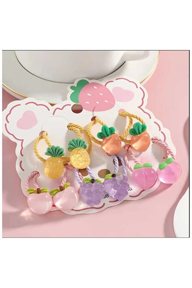 مشبك مطاطي لطيف على شكل أناناس - 3