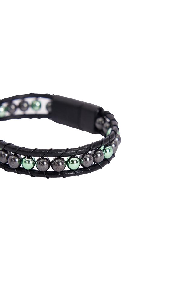 Erkek Hakiki Deri Bileklik - 2