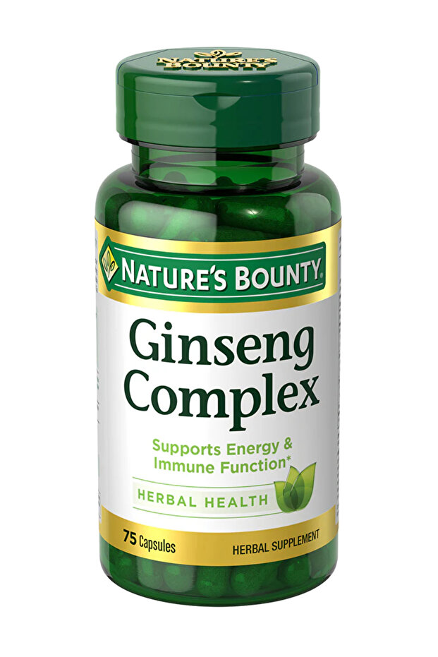 Nature’s Bounty Ginseng Complex with Royal Jelly – 75 Tablets