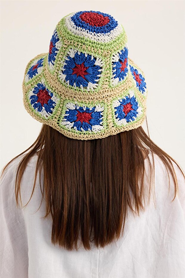 Paper Patchw Renkli Şapka - 4