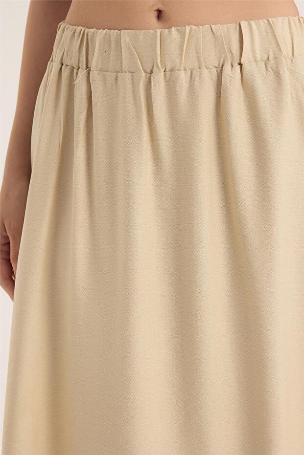 Bel Lastikli Etek - 4