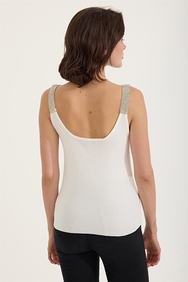 Taşlı Askı Atlet - 5