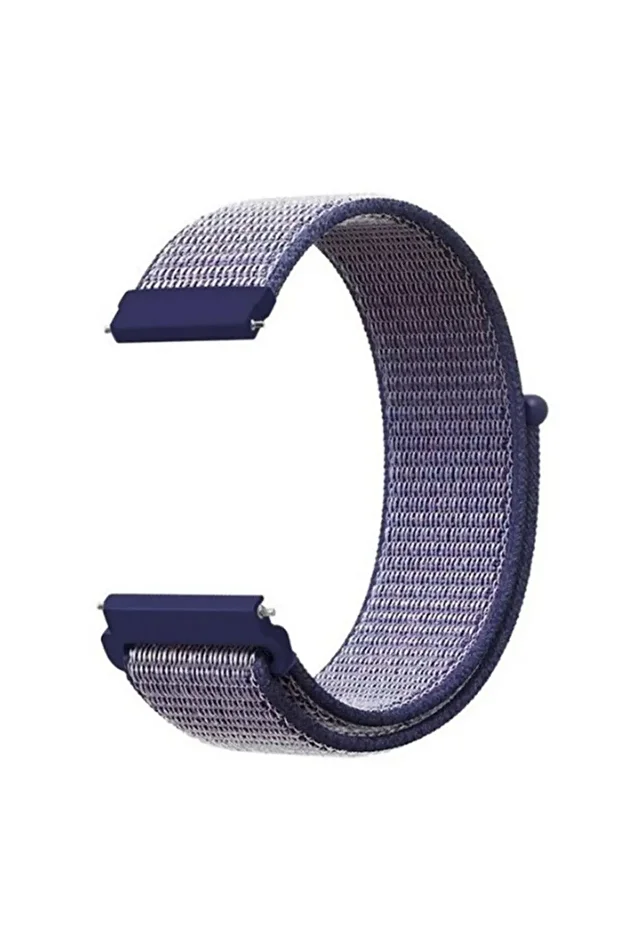 Mibro T1 Cord Strap Fabric Velcro 20/Crt Navy Blue - 1