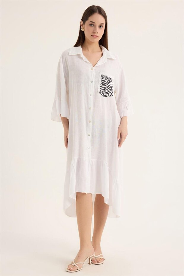 Rochie lungă de in - 1