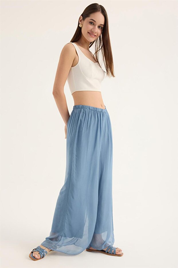İpek Pantolon - 3