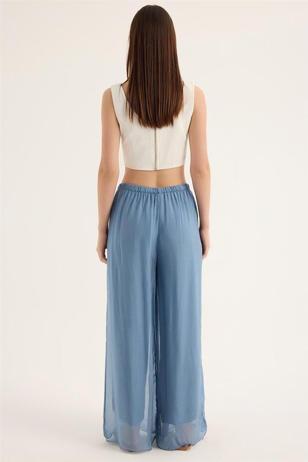 İpek Pantolon - 5