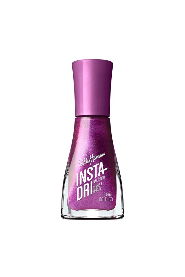 Insta-Dri, The Queens Velvet, Quick Dry, Long Lasting, Opaque, Shimmery Purple Nail Polish