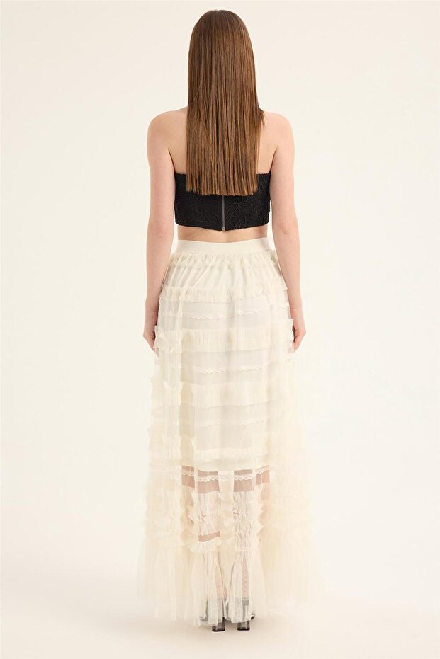 Fusta lungă din tul - 5