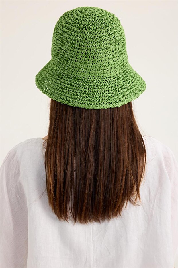 قبعة محبوكة من الورق - 3