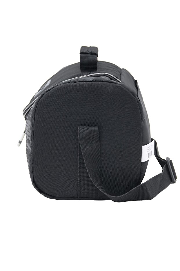 حقيبة غداء مع حزام أسود ورمادي - 4