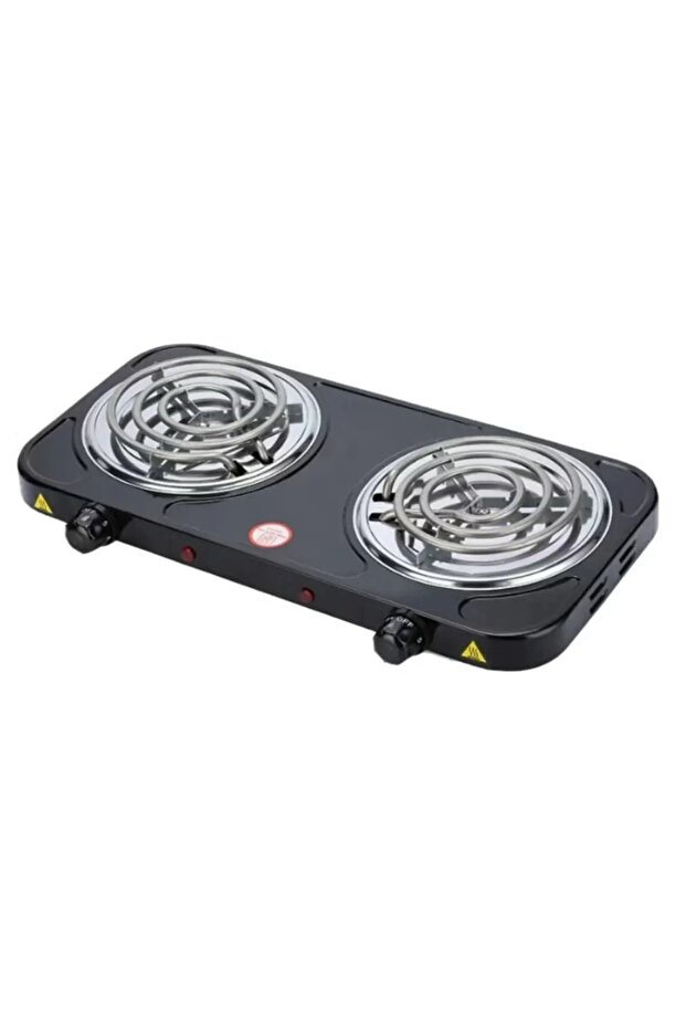 2000W Portable Electric Double Coil Stove with Dual Control and 5 Level Temperature Control - 5